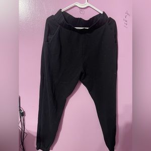 black victoria secret sweatpants